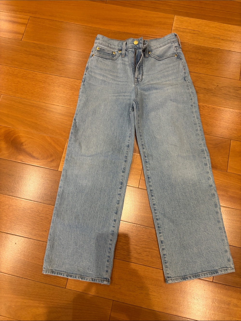 JCREW slim wide leg jeans